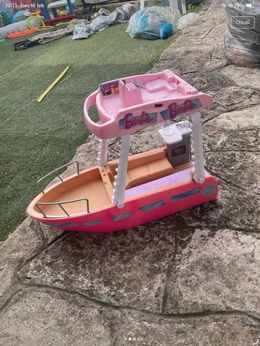 Barca motoscafo barbie mattel - barca,