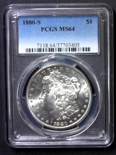 1880 morgan dollar - dollar, pcgs
