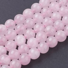 lot de 24 perles  8 mm quartz