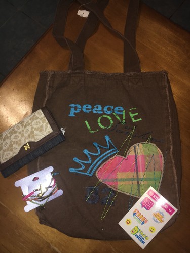 Claire peace love tote - peace,
