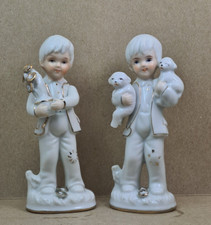coppia bimbo statuine vintage