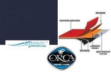 TESSUTO GOMMATO 828 "OCEAN BLUE" NEOPRENE/HYPALON 1300 DENARI 