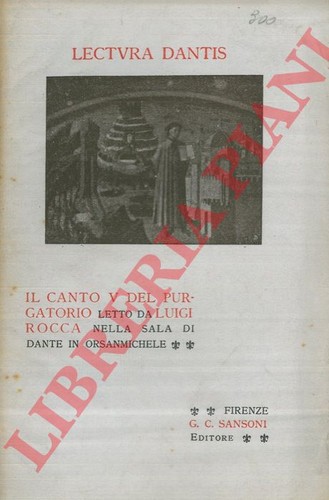 Lectura dantis canto v - dantis., il