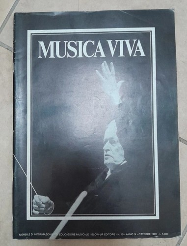 Musica viva rivista ottobre - musica,