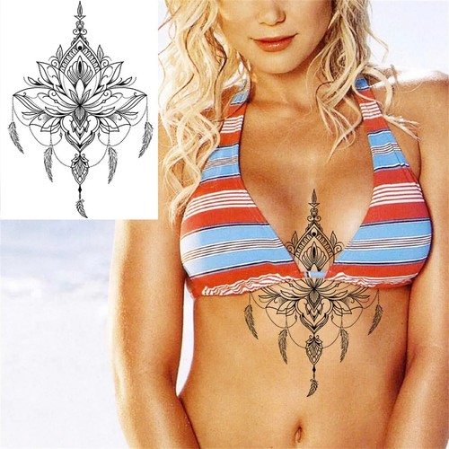 Tatuaggio fiori temporanei