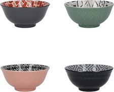 Set Di 4 Ciotole in Ceramica