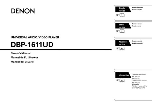 Denon dbp 1611ud lettore - denon, dbp-1611ud