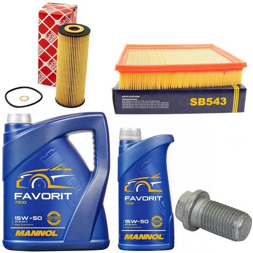 Set filtro olio motore 15w50 - olio,