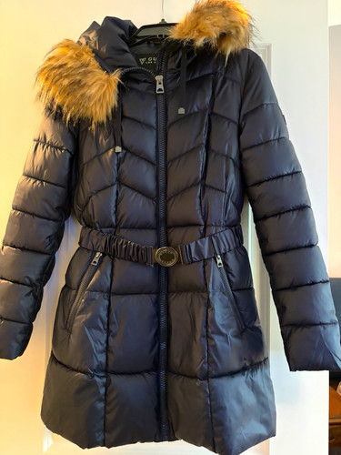 Guess giubbotto donna nero con - guess,