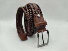 Cintura Intrecciata in Pelle