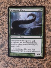 MTG - 1 x Boneyard Wurm- Duel Decks: Izzet vs Golgari