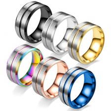 Anello Uomo Acciaio Inox Donna