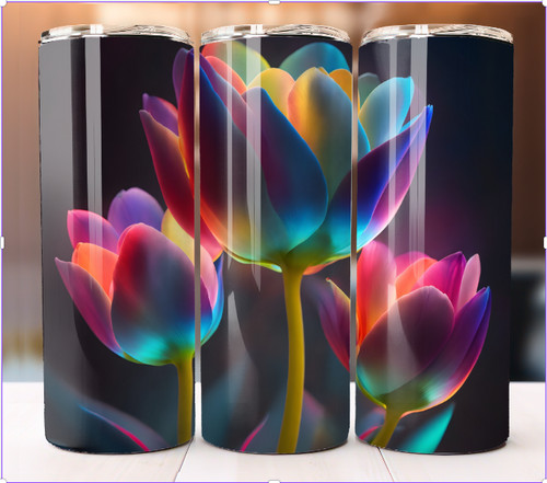 Bicchiere tulipani fiori - fiori,