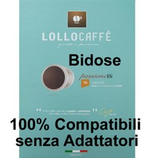 150 CAFFE 75 CAPSULE BIDOSE LOLLO MISCELA NERA COMPATIBIL​I LAVAZZA NIMS ECL101