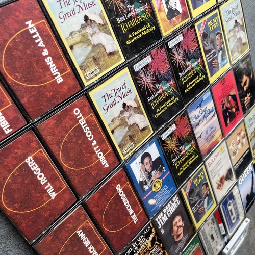 Vintage cassette tapes - cassette, mixed