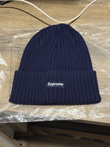 Supreme overdyed beanie blu - supreme,