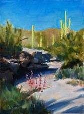 Desert Painting Saguaro Cactus