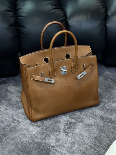 Hermes birkin gold barenia - hermes,