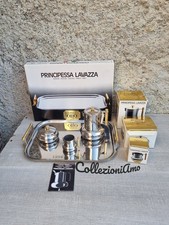 Set Caffettiera PRINCIPESSA LAVAZZA stainless steel acciaio 18/10  MOKA 3 Cups