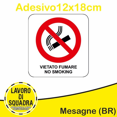 Adesivo cartello vietato - cartello,