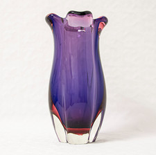 Vaso Murano XXL anni 50 Archimede Seguso Sommerso, Flavio Poli Vetri d'Arte Cenedese