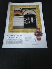 1994 THEOREIN SALTARELLO CRONOGRAFO MECCANICO AUTOMATICO WATCH AD PUB VINTAGE