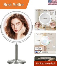 Specchio Trucco 9,5" Doppio
