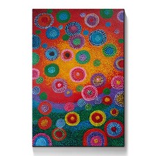 Dipinto olio astratto colorato