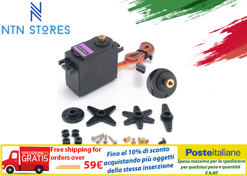 Servomotore mg996r 180 360 - servomotore, 180°