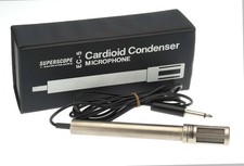 MICROFONO SUPERSCOPE EC-5 BY MARANTZ CARDIOIDE A CONDENSATORE FUNZIONANTE