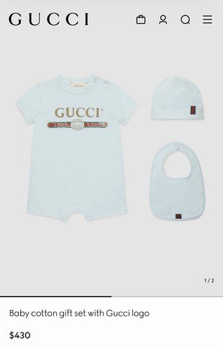 Gucci set pagliaccetto