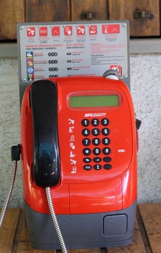 Telefono pubblico interno - telefono,