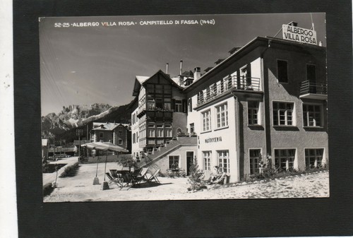Cartolina campitello fassa - campitello,