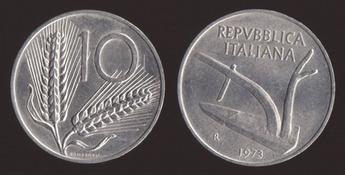 Italia repubblica lire 1973 - italia,