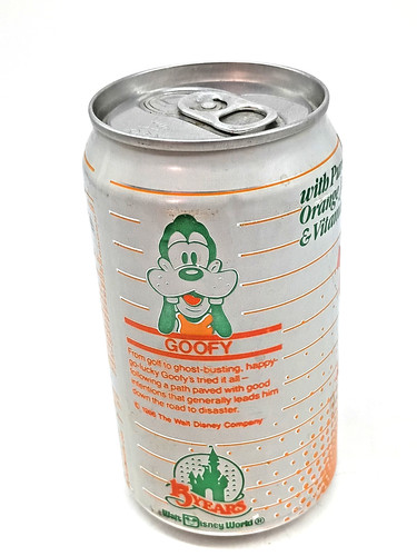 Bidone bibita arancione