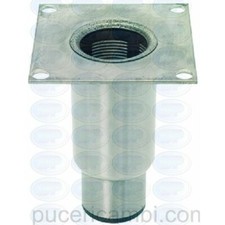 PIEDE REGOLABILE INOX ø 1"1/2