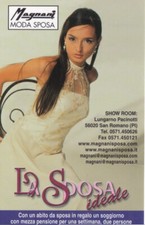 Calendarietto - magnani moda sposa - san romano  - anno 2004