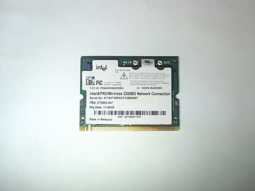 Wireless card intel - wireless,