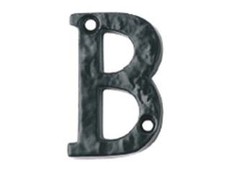 LETTERA ALFABETO B IN FERRO