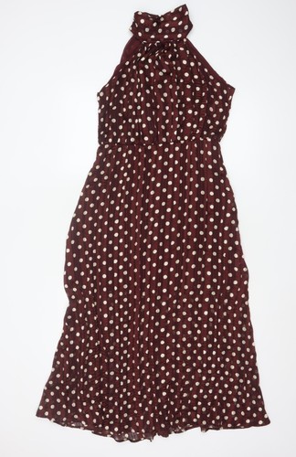 Abito midi zara donna - donna, marrone