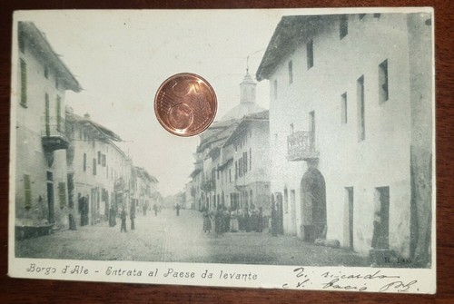Cartolina epoca paesagg - cartolina,