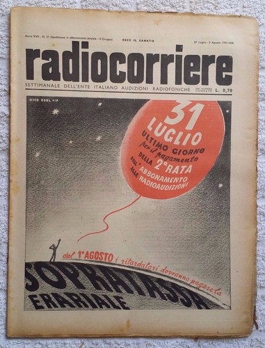 Radiocorriere eiar 1941 n - radiocorriere,