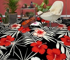 Carta da parete 3D fiore rosso