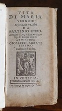 SEICENTINA  - ARETINO, VITA DI MARIA VERGINE, VENEZIA, 1642 - OTTIMO ESEMPLARE !