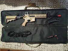 Airsoft G&G CM16A1 Raider Tan 6 Caricatori tracolla sacca grip lipo e charger