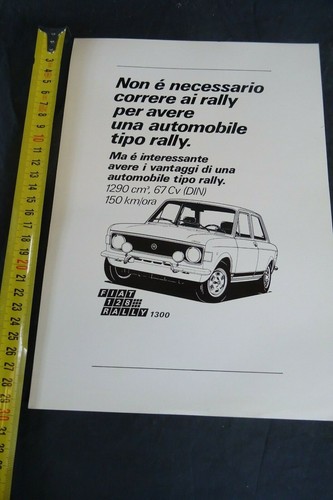 Brochure advertising fiat 128 - brochure,
