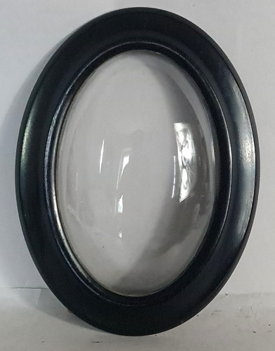 Antica cornice ovale - , vetro