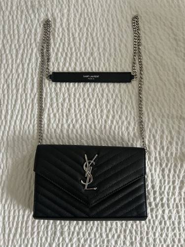 Ysl cassandra silver black - ysl,