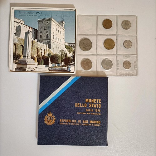 San marino serie pezzi - pezzi, fdc