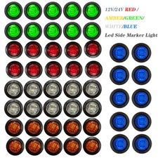 10 Pezzi Mini 3/4" 3 LED